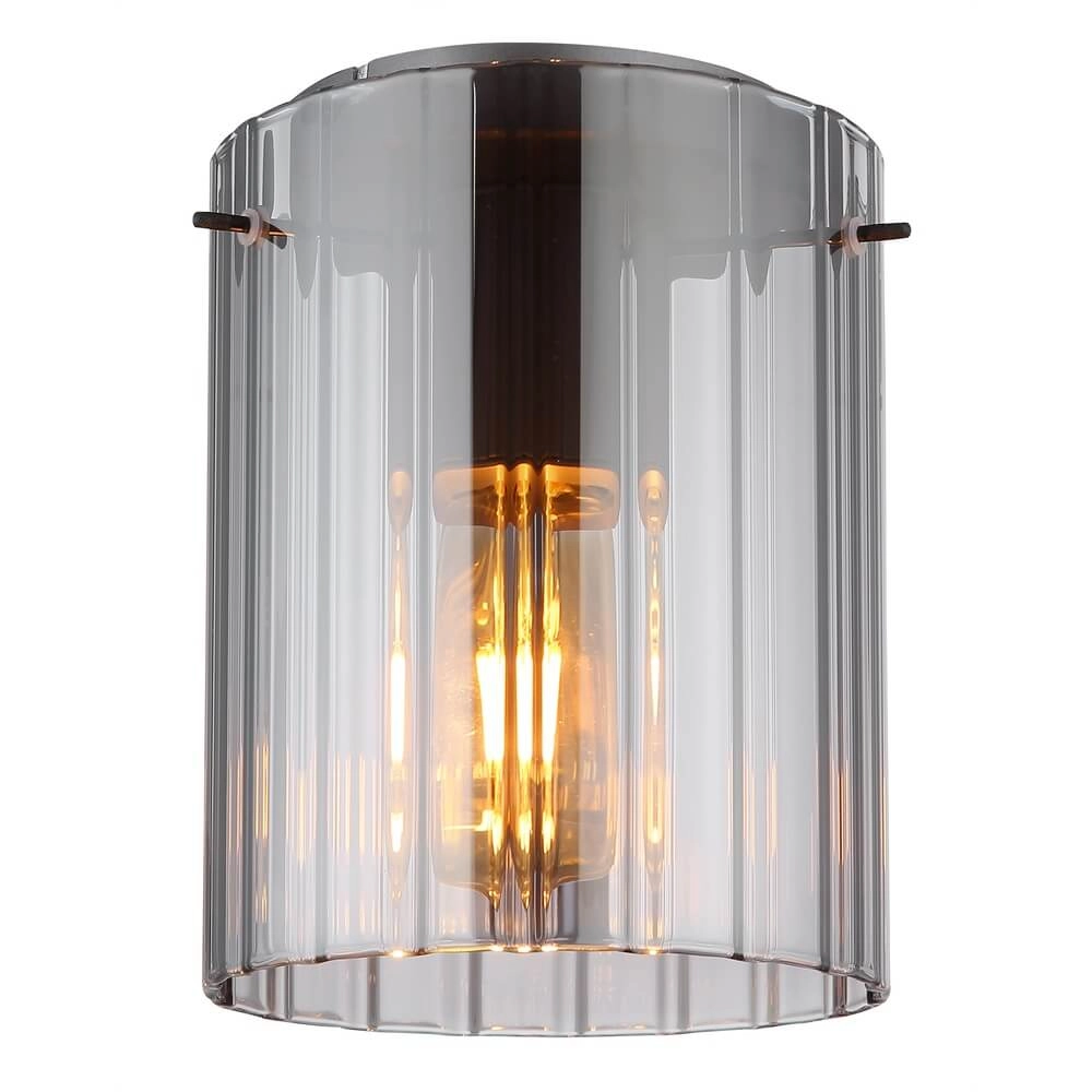 Plafondlamp Tulivar design smoke glas