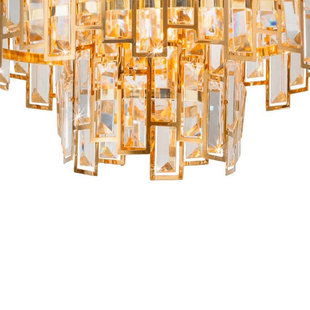 Ø 78cm plafond kroonluchter Calmeilles goud Stars of Light 9002759396121