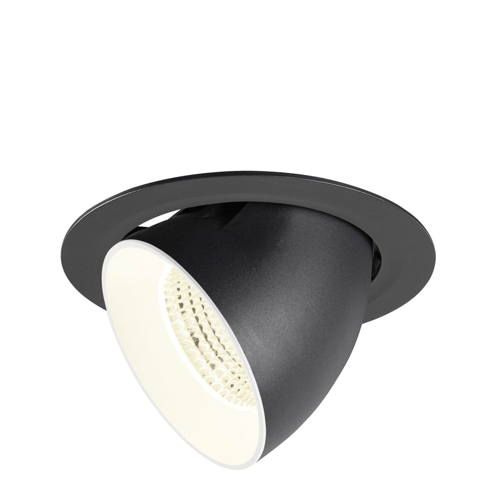 Inbouwspot Numinos Gimble XL zwart/wit 4000K - 55gr