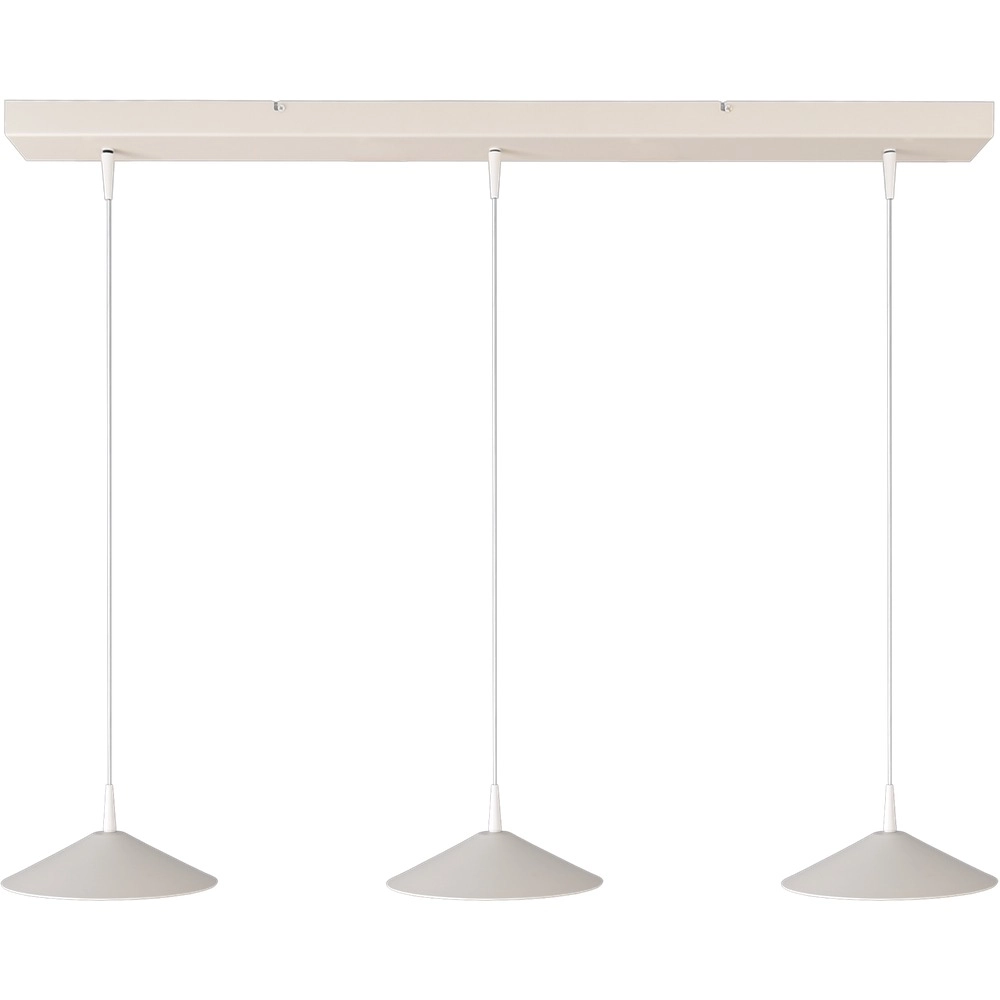 3-lichts hanglamp Ceppo wit Ø 22cm