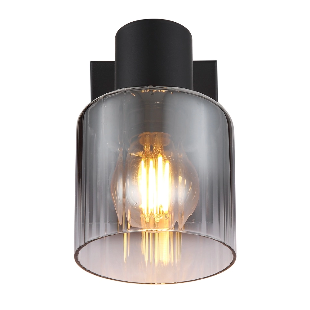 Zwarte wandlamp Jack zwart Globo 9007371513833