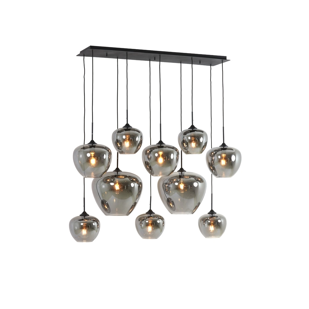 Hanglamp Mayson 10-lichts smoke Light & Living 8717807614232