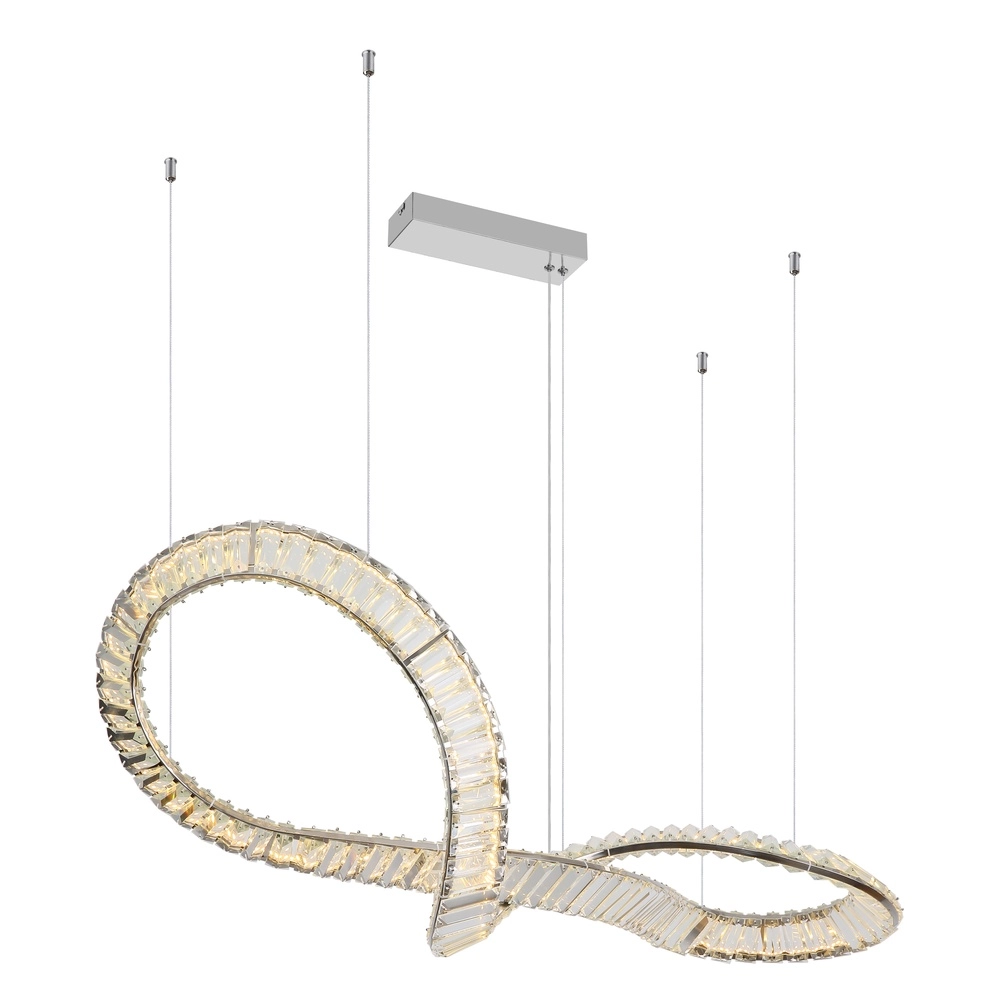 Design hanglamp Neil uniek chroom Globo 9007371507412