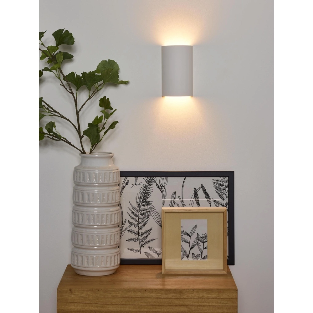 Wandlamp Gipsy wit Lucide 5411212351494