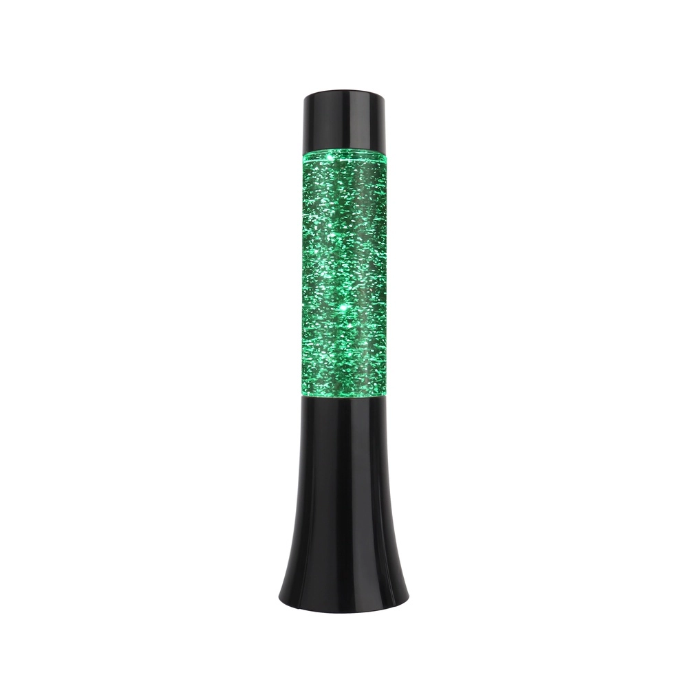 Lavalamp Glitter-Tower zwart