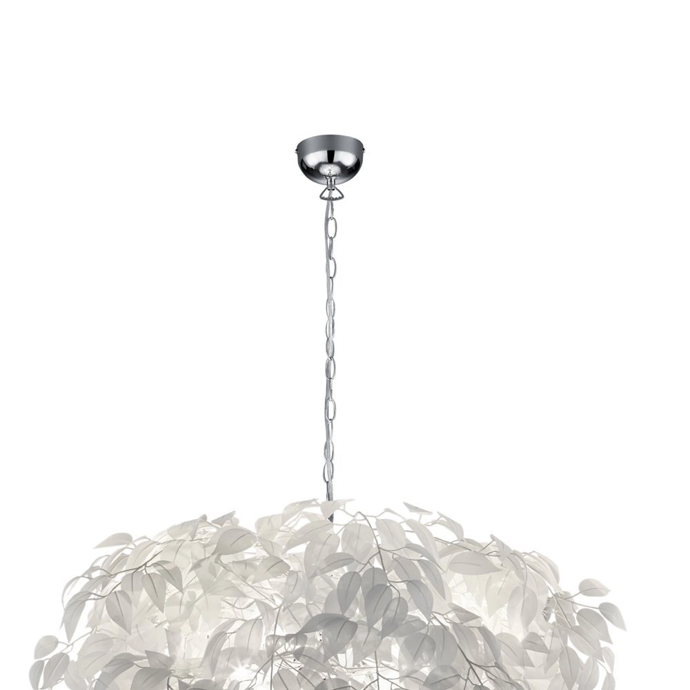 Hanglamp Leavy 70cm grijstint Trio 4017807299564