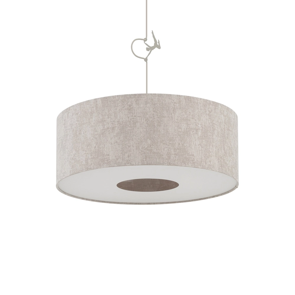 Hanglamp Cedro zand bruin Ø 50cm Lyora 5903139116657