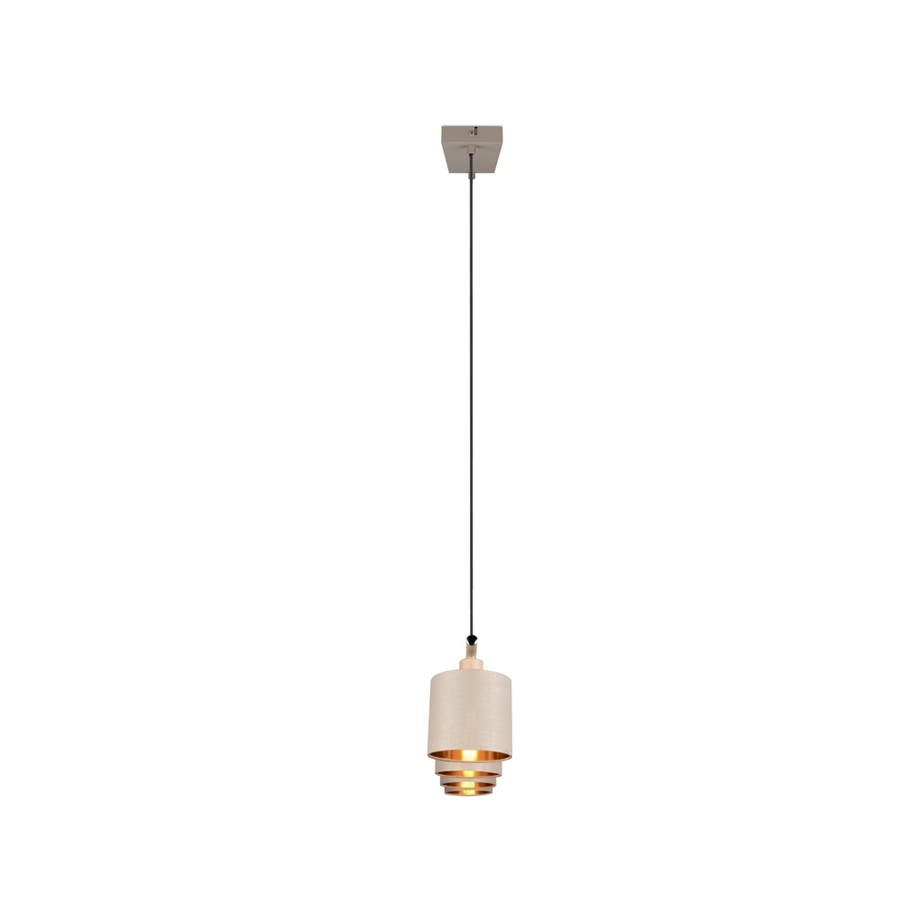 4-lichts hanglamp Tommy zand bruin Trio 4017807724165
