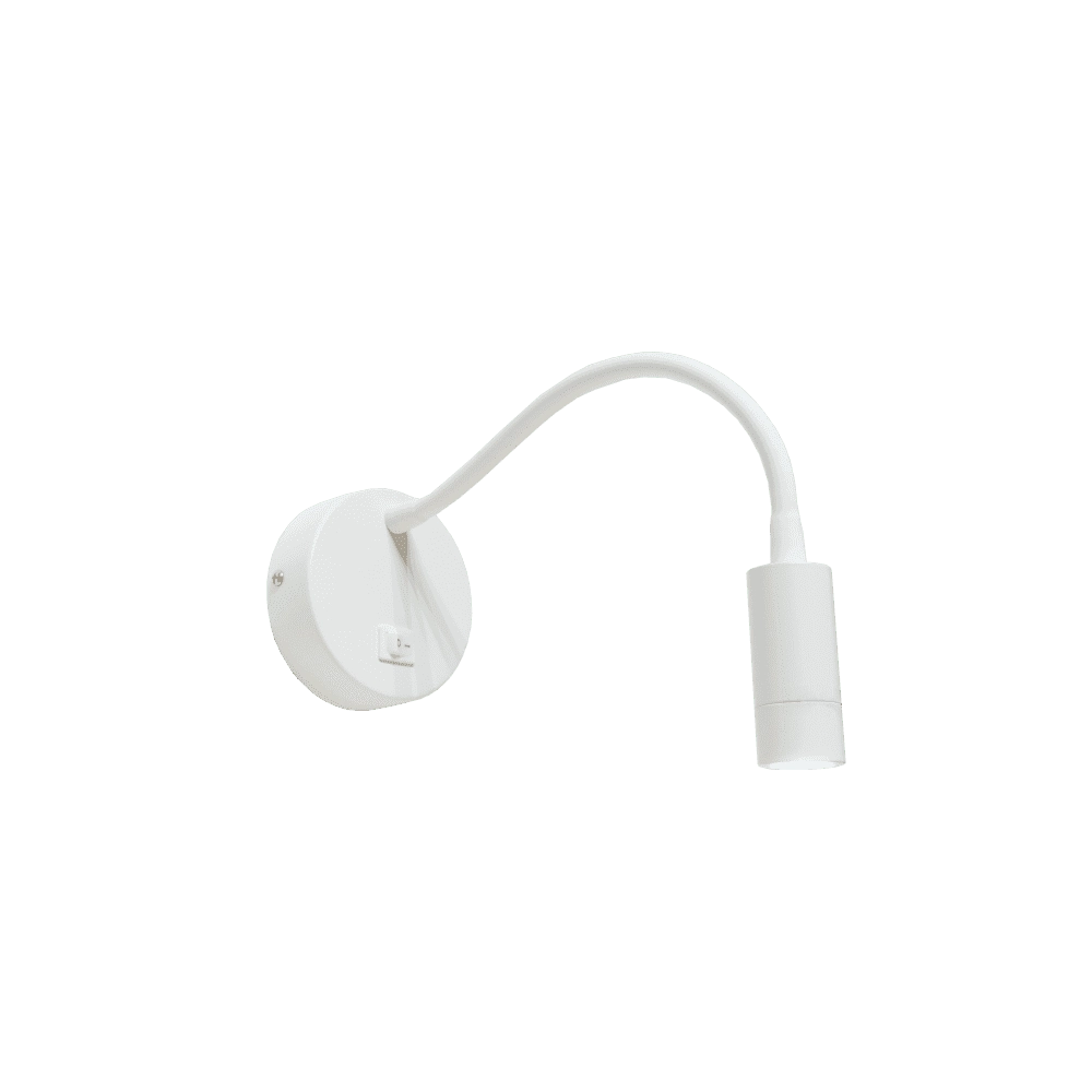 Witte wandlamp Flexi-C flexibel verstelbaar