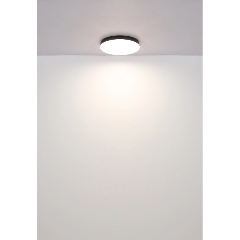 Plafonniere Matthew design zwart Ø 50cm Globo 9007371453214