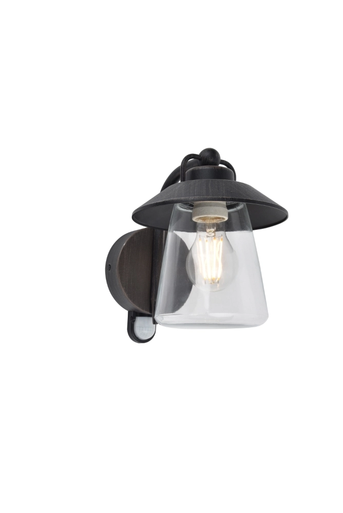 Klassieke wandlamp Cate PIR met sensor