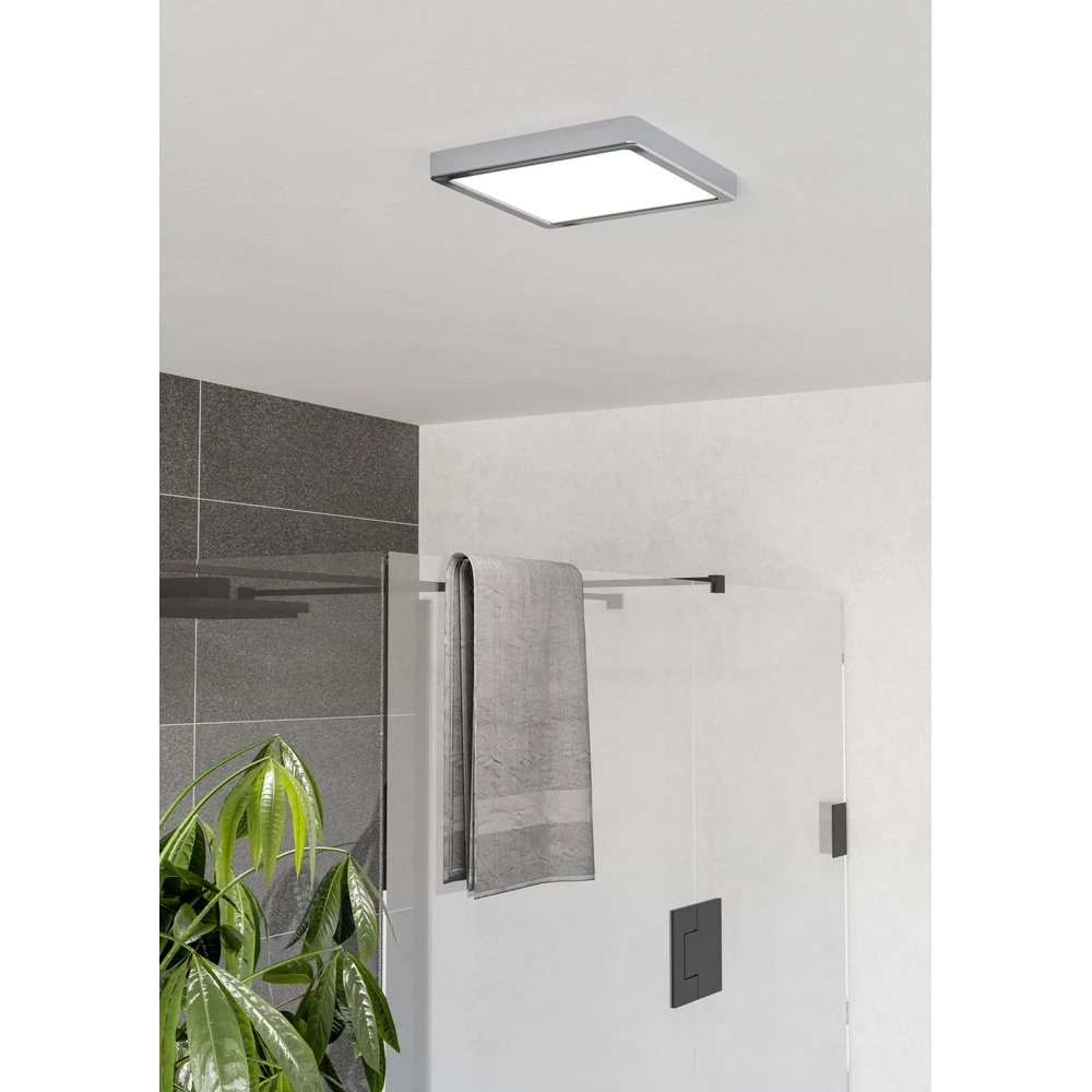 Chrome plafondlamp Fueva 6 led - 22x22 cm Eglo 9008606331093