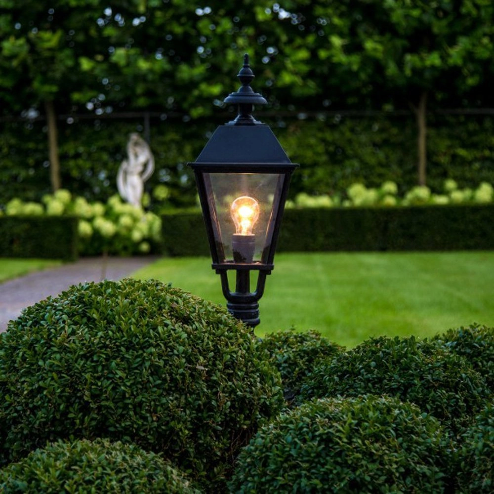 Staande tuinlamp Bradford lantaarn - zwart KS verlichting 8714732505543