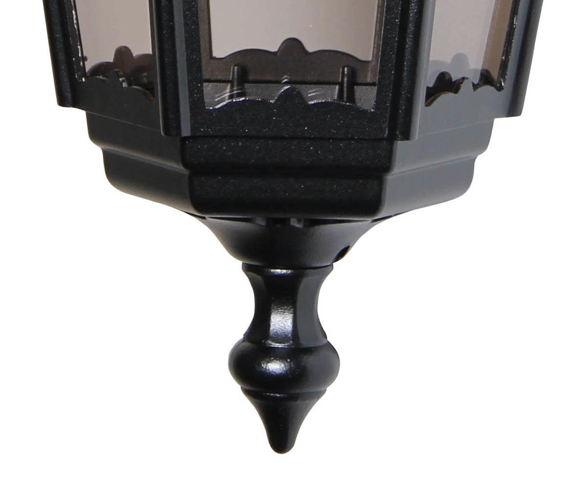 Klassieke buitenlamp Cartella Down zwart Franssen 8033239039277