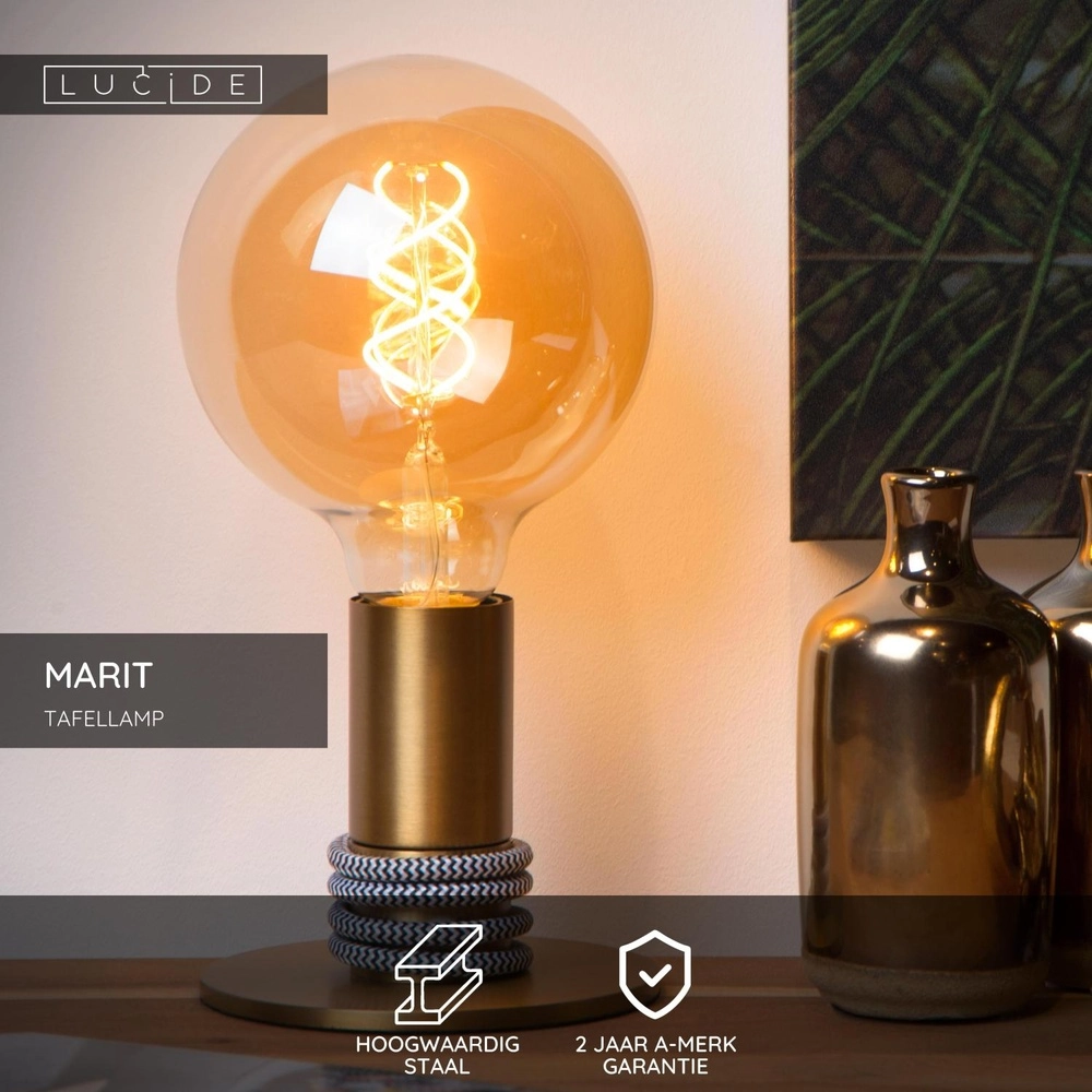 Tafellampje Marit goud Lucide 5411212450890