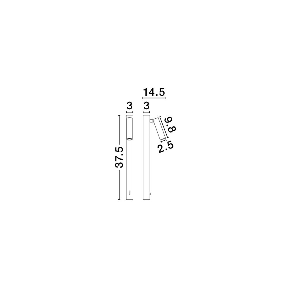 Bedlampje Tondo wit Lyora 5212017478092