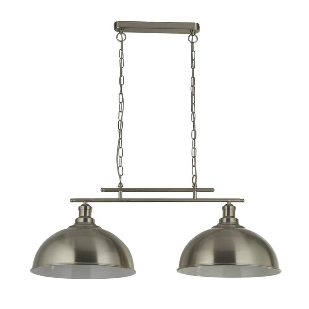 2 lichts hanglamp Fusion Wit Searchlight 5053423202945