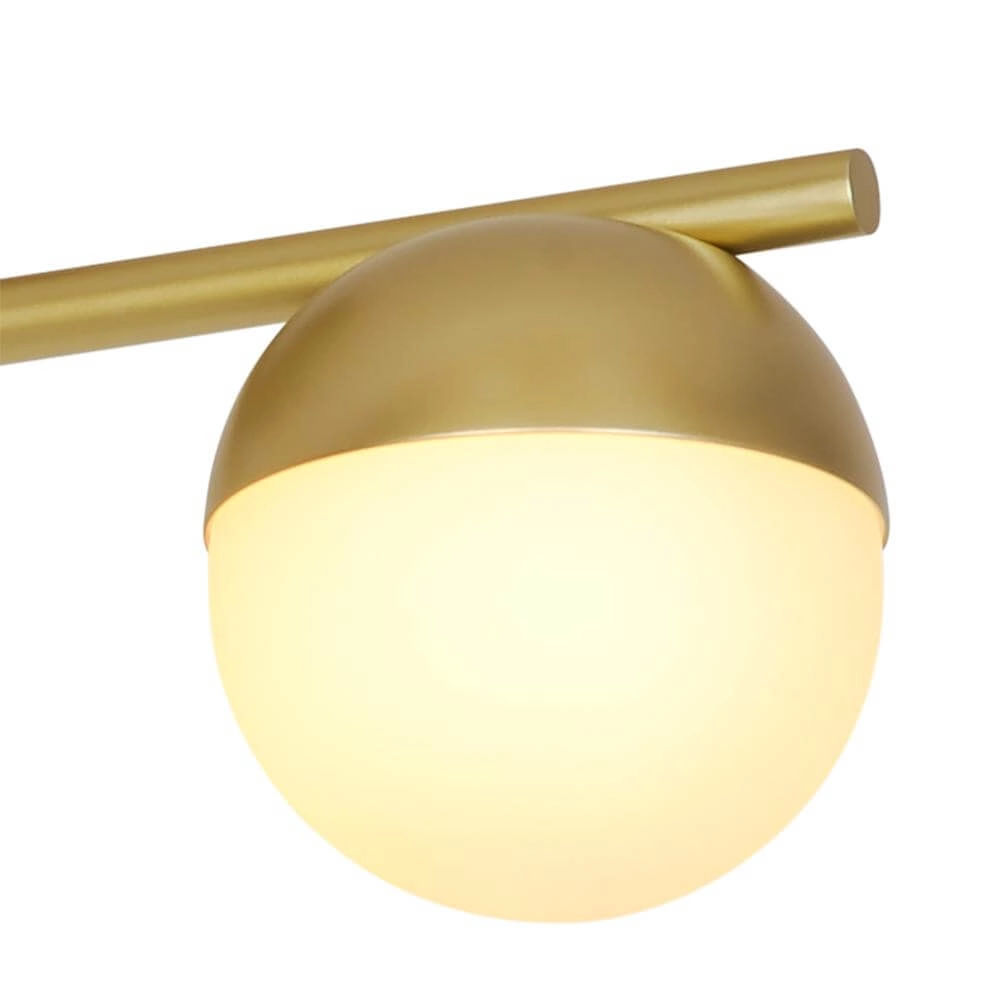 Messing plafondlamp Contina design 3-lichts Nordlux 5704924024313