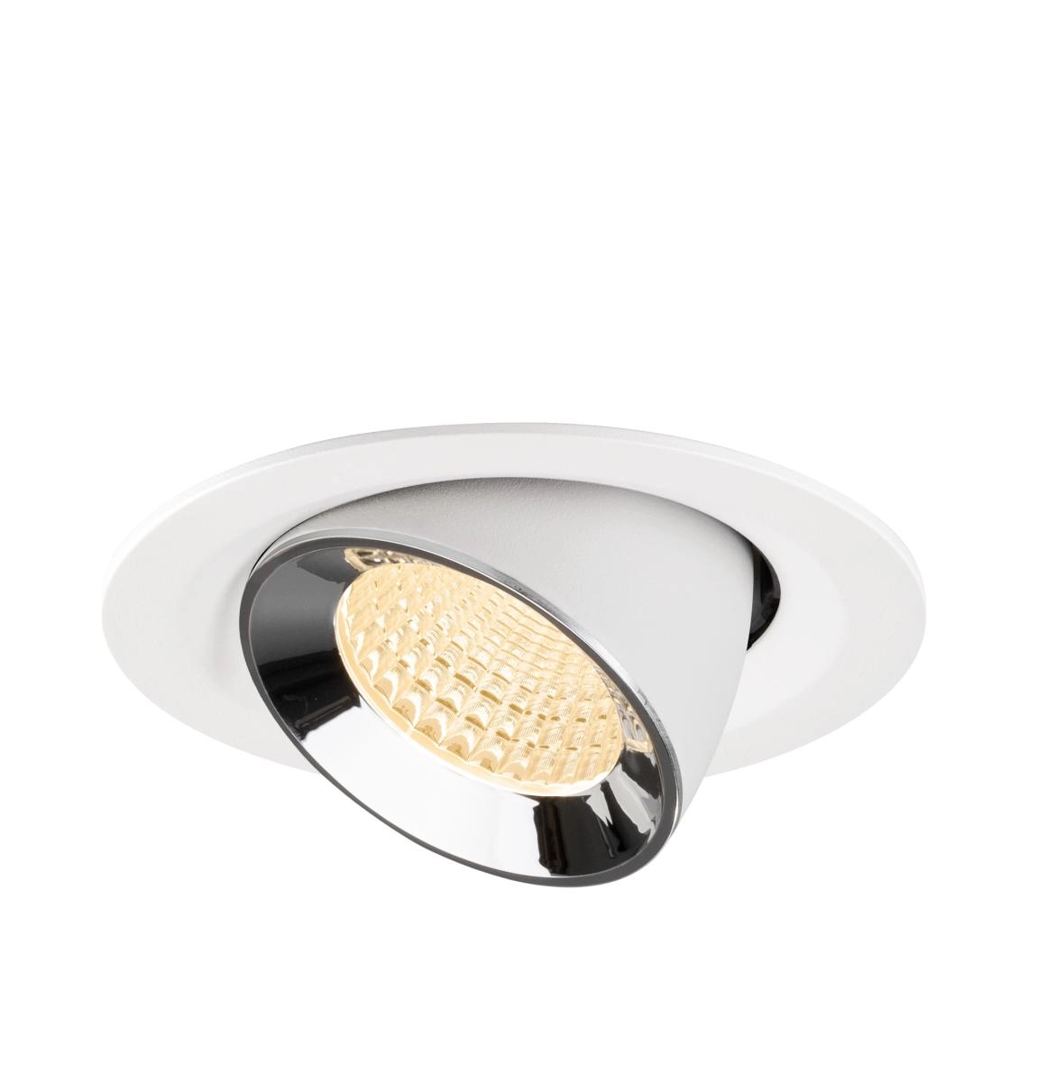 Inbouwspot Numinos Gimble M wit/chroom 2700K - 55gr SLV 4024163311960