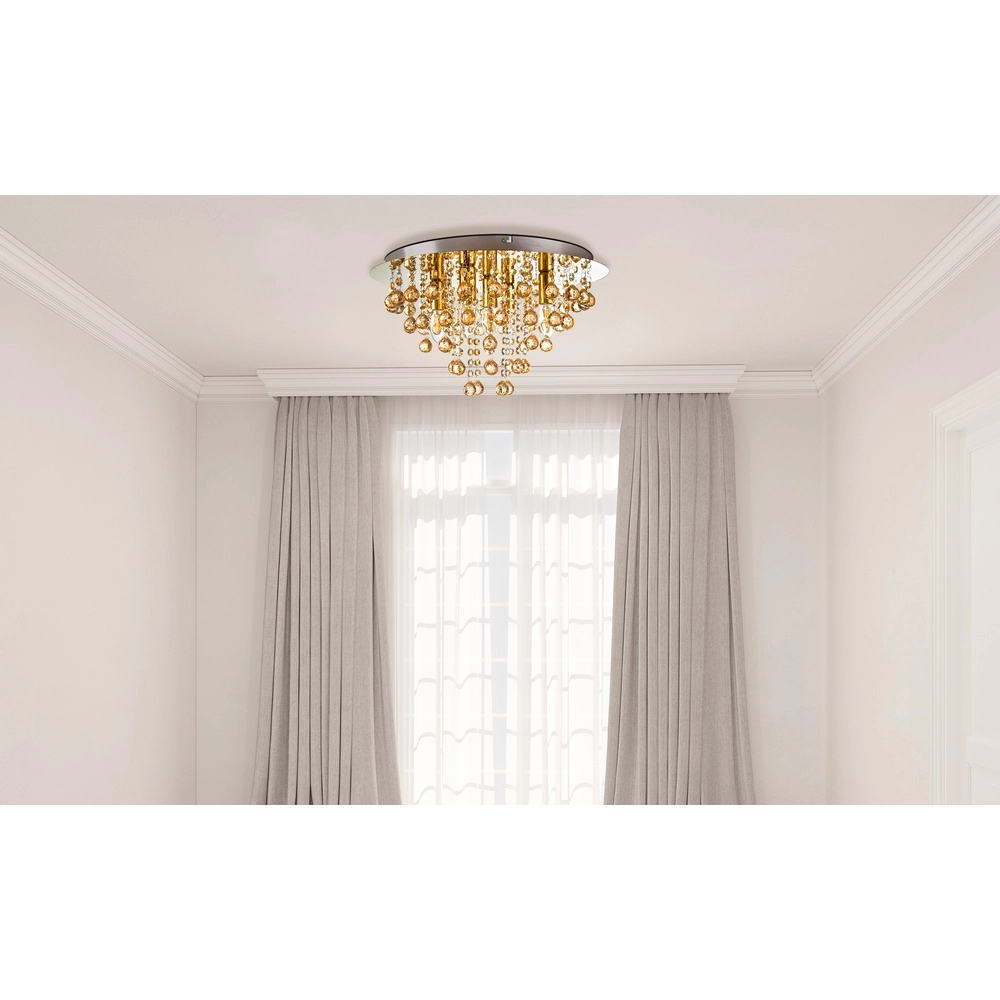 Plafond kroonluchter London goud Ø 46cm Globo 4048194072348