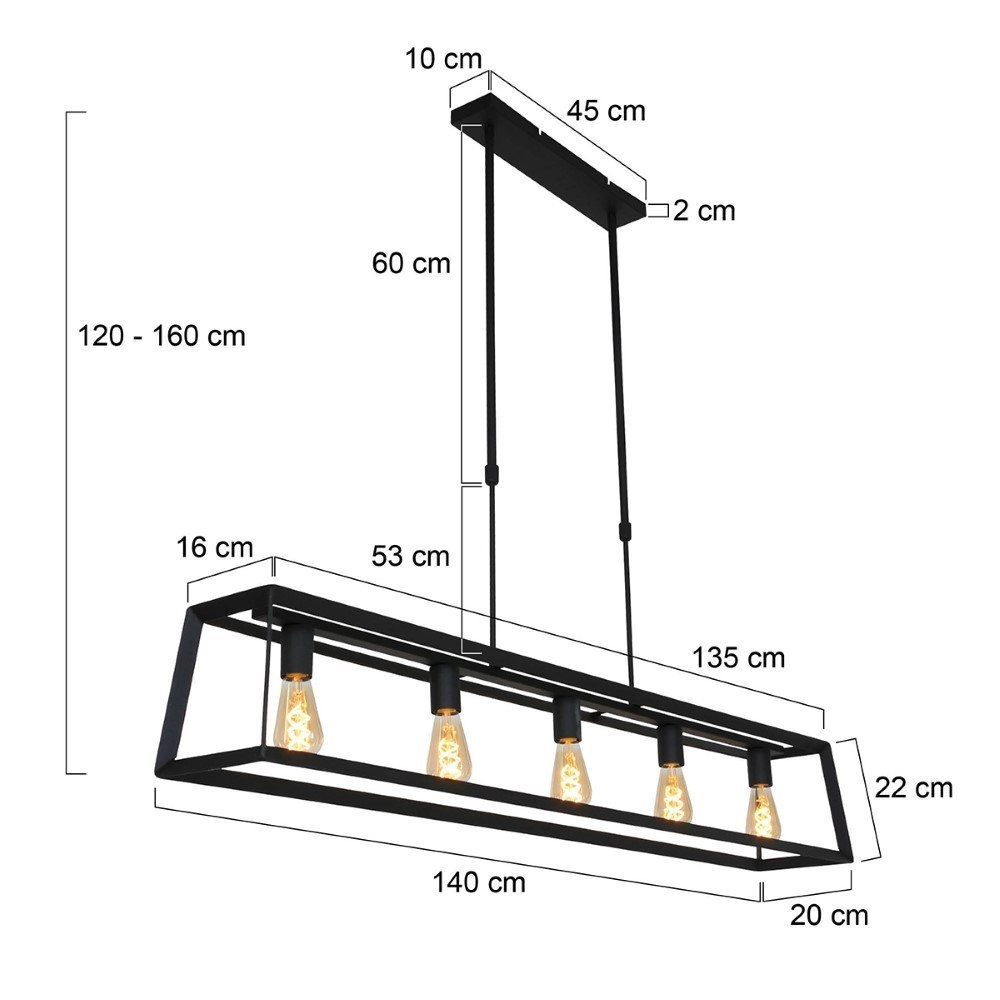 Eetkamer hanglamp Buckley Steinhauer 8712746132519