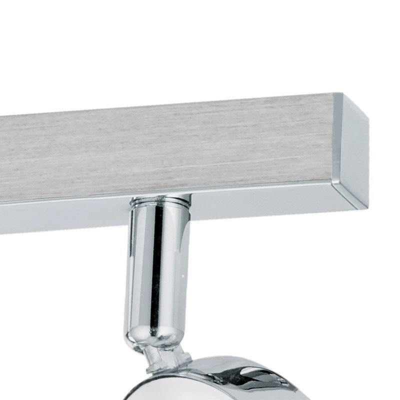 Led plafondspot Cardillio 1 2-lichts metaalgrijs Eglo 9002759961794