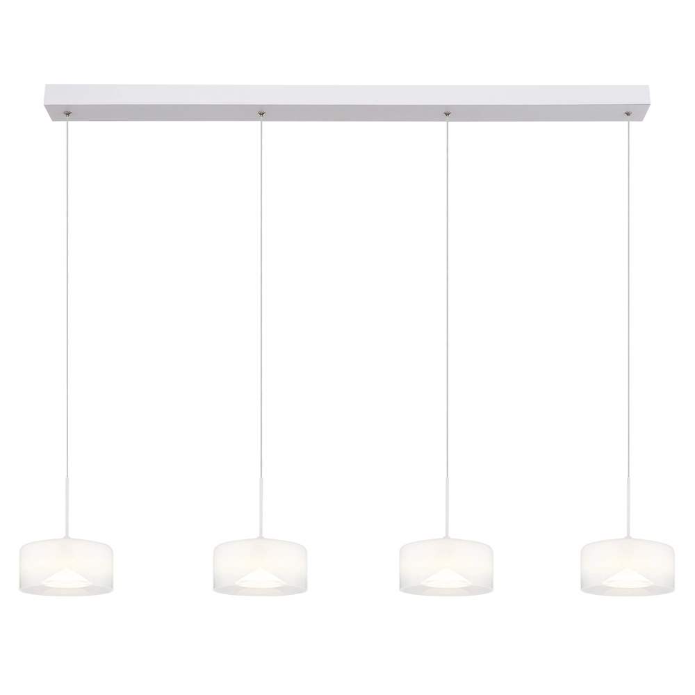 Design hanglamp Belinda 4-lichts wit Globo 9007371533299