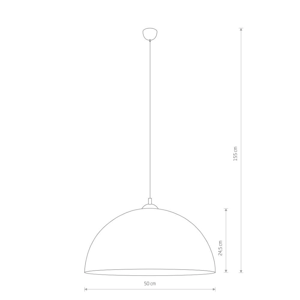 Hanglamp Hemisphere Super L goud Lyora 5903139102988