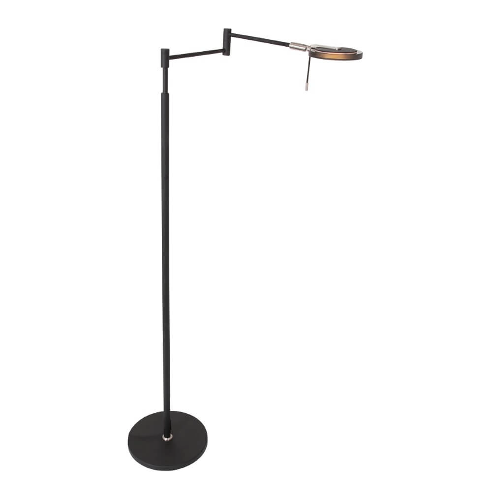 Zwarte led leeslamp Turound