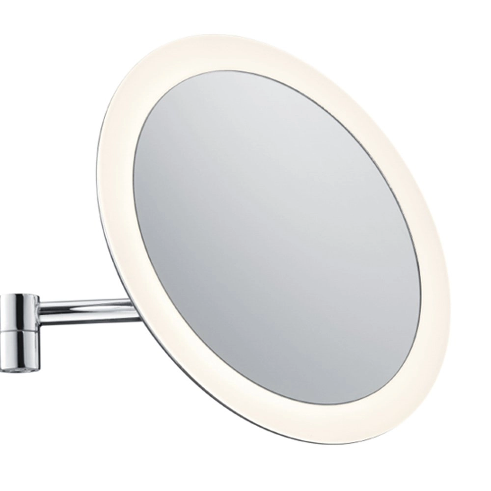Spiegellamp View 3x Zoom 21cm rond chroom Trio 4017807345070
