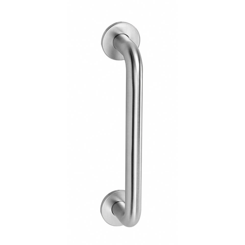 Deurgreep Gripon op rozet RVS 27,5cm