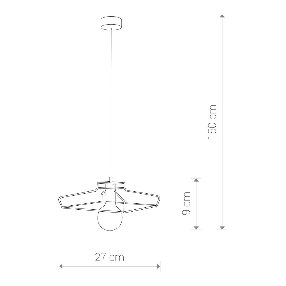 Hanglamp Fiord Ø 27cm Lyora 5903139966795