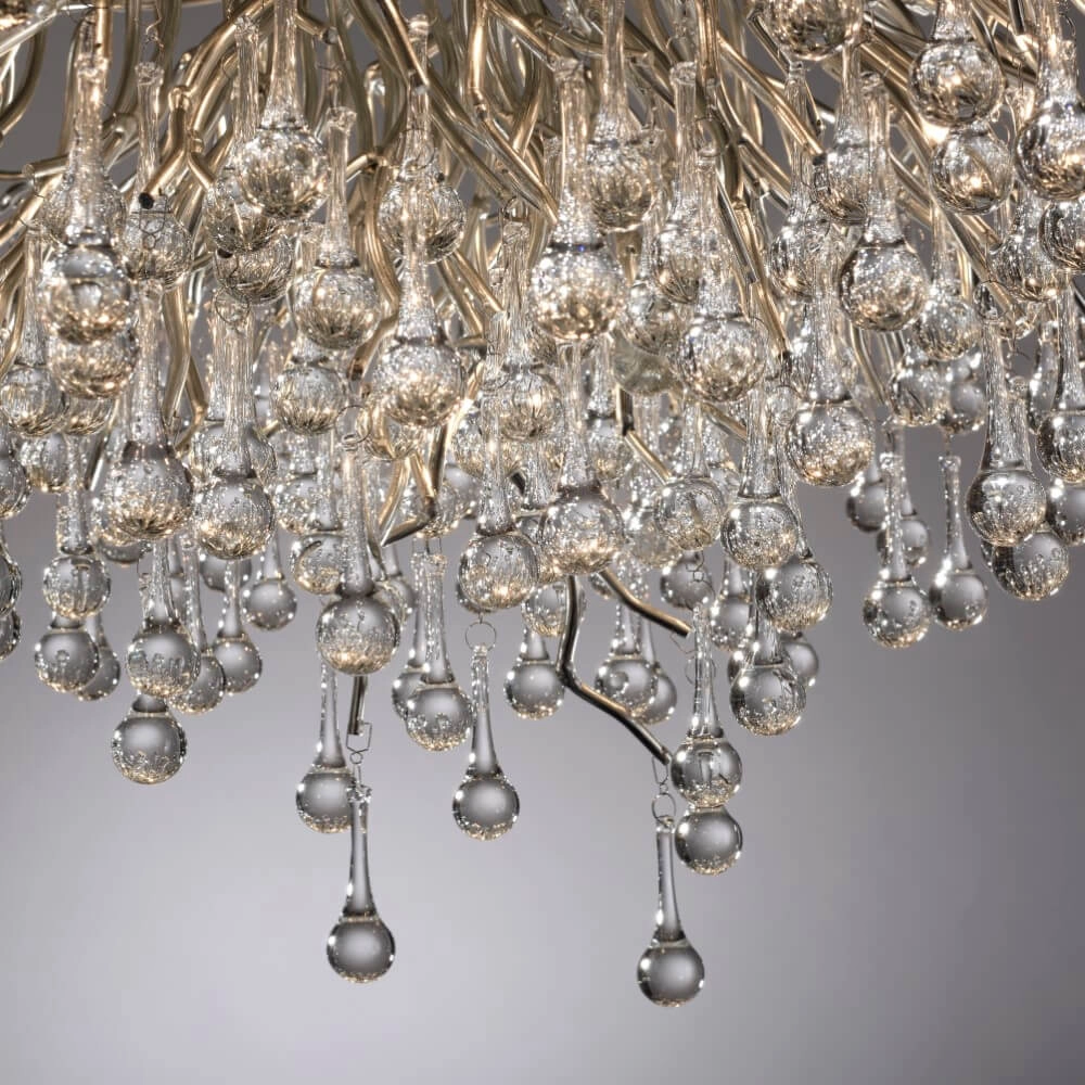 Kroonluchter Icicle metaal 100cm Paul Neuhaus 4012248352113