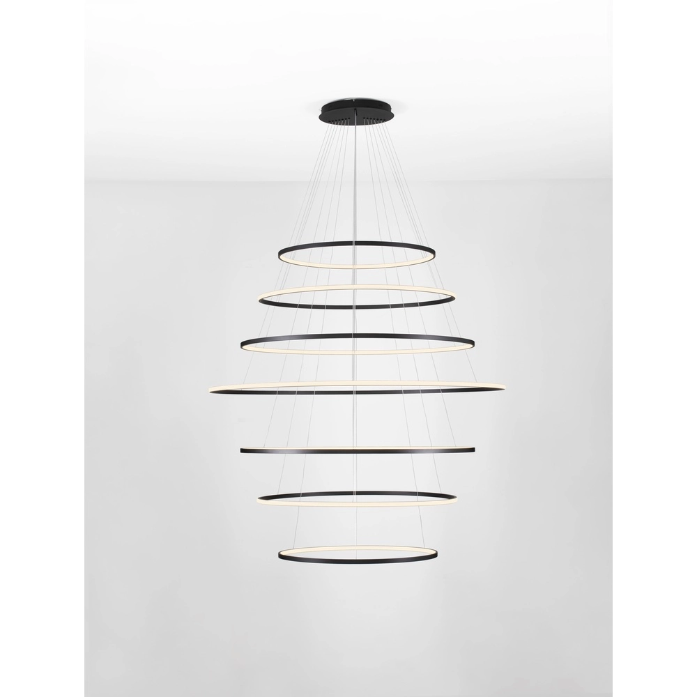 Design hanglamp Maelo zwart Ø 150cm