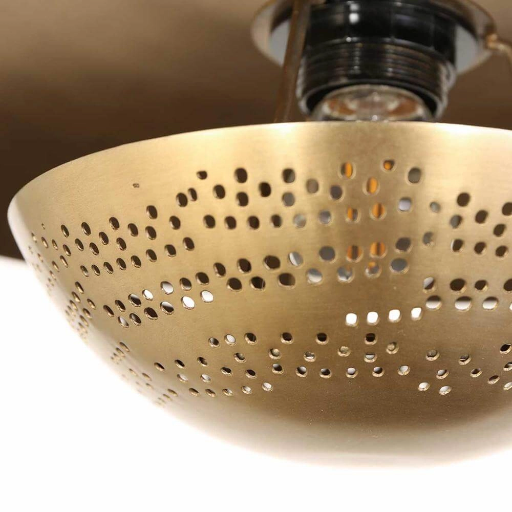 Ronde plafondlamp Brass brons Steinhauer 8712746171662