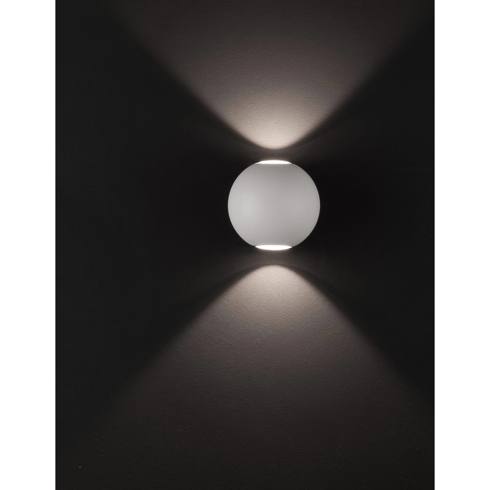 Unieke wandlamp Como 2-lichts wit