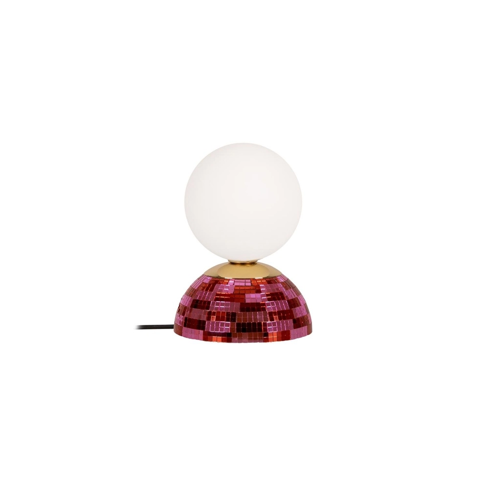 Tafellampje Glitzer roze