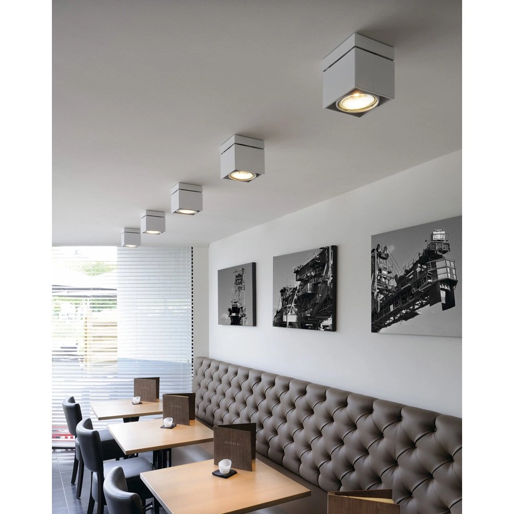 Plafondspot Kardamod Surface Square ES111 wit SLV 4024163131681