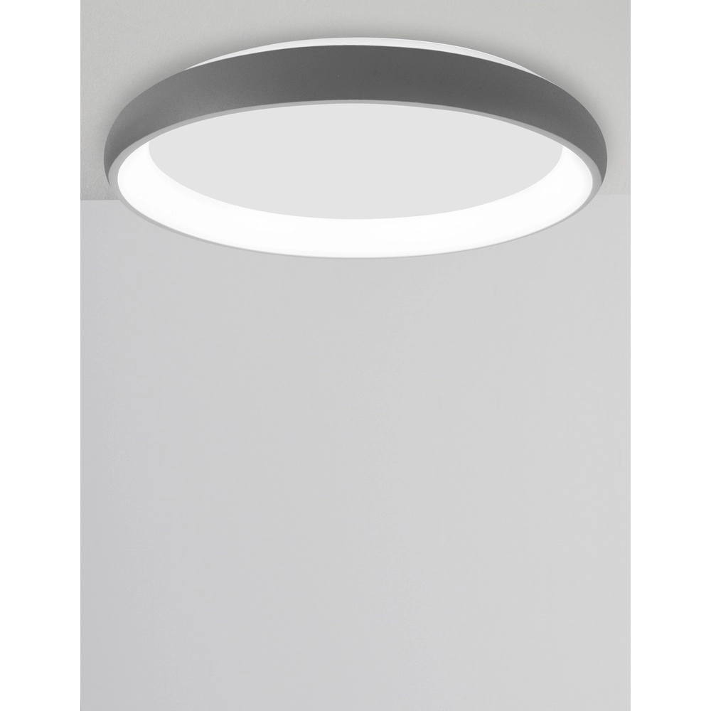 Plafondlamp Albi grijs Ø 61cm Lyora 5212017419569