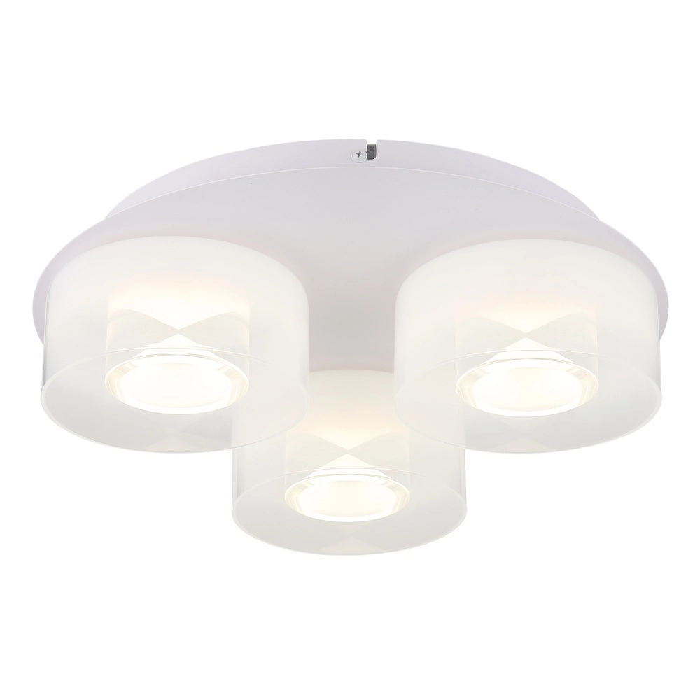 Design plafondlamp Belinda 3-lichts wit