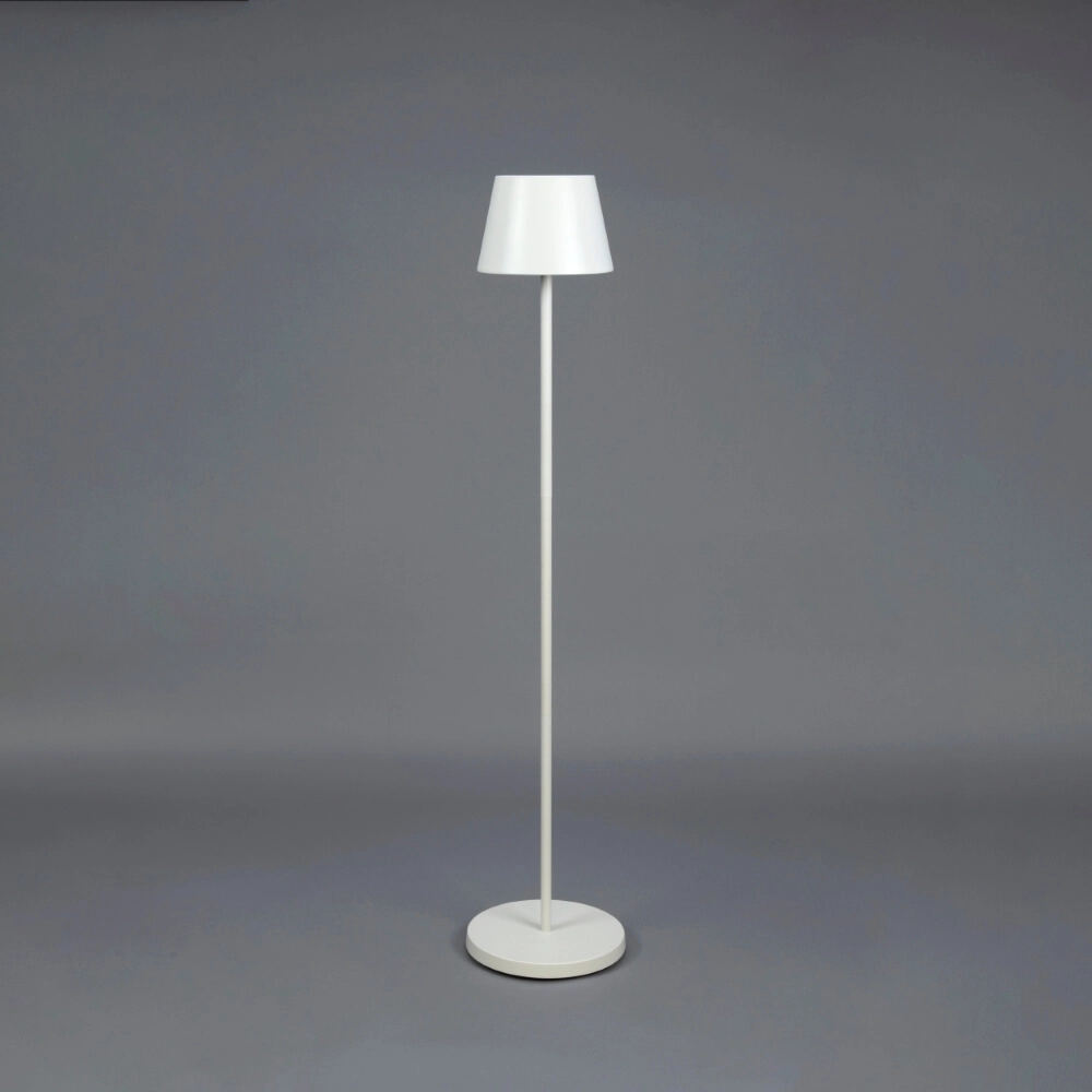 Oplaadbare vloerlamp Pomezia Medium wit