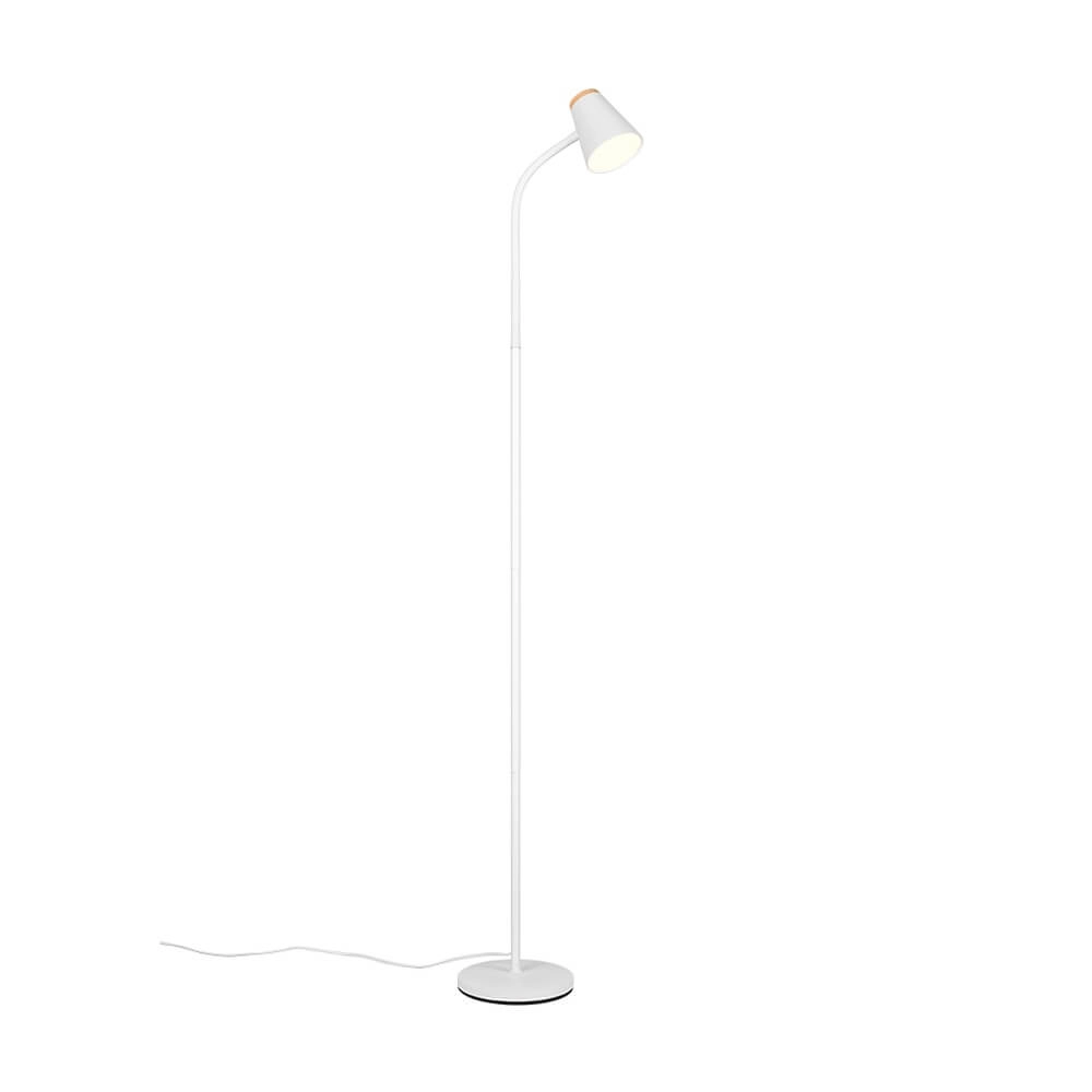 Vloerlamp Pongo wit