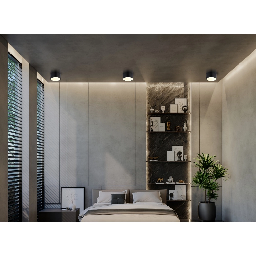 Plafondlamp Raymond zwart Globo 9007371525867