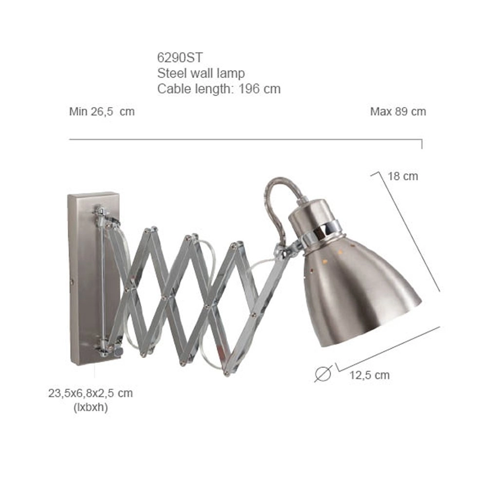 Wandlamp Spring Harmonica Steinhauer 8712746068689