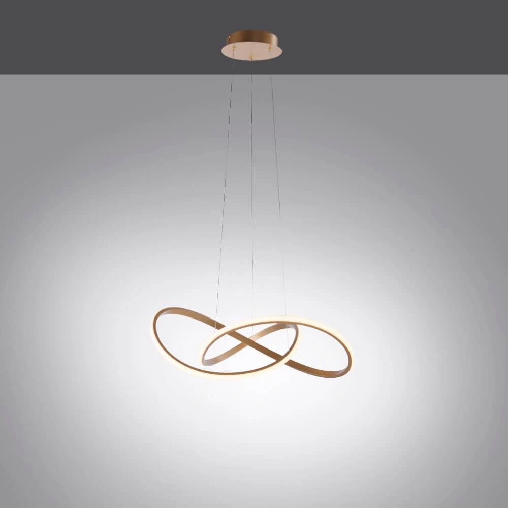 Hanglamp Maria messing Just Light 4043689985578