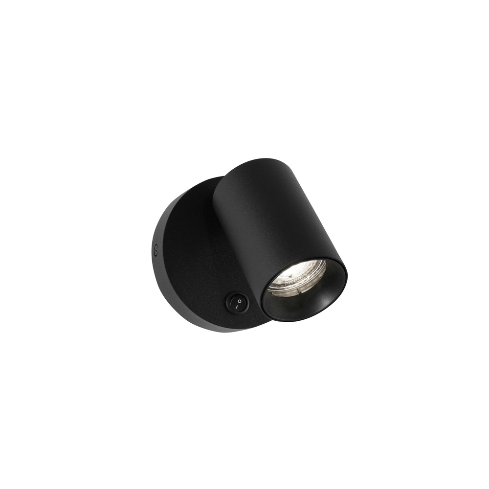 Wandspot Net rond zwart Lyora 5212017422927
