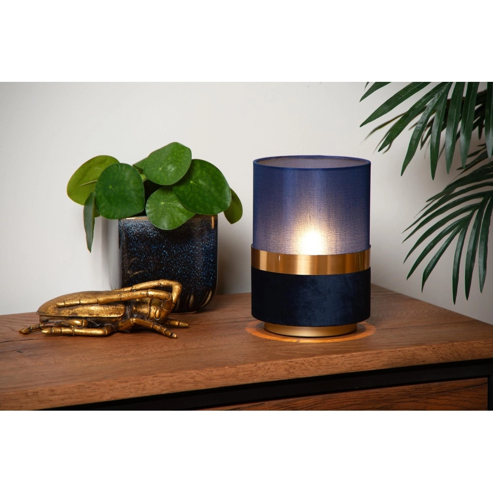 Design tafellamp Extravaganza Tusse blauw Ø 15cm Lucide 5411212105547