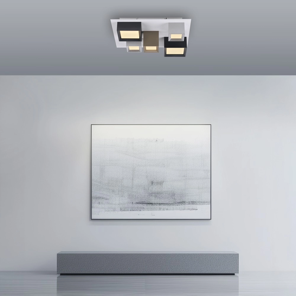 Led plafondlamp Pure Manhattan 5-lichts Paul Neuhaus 4012248396889