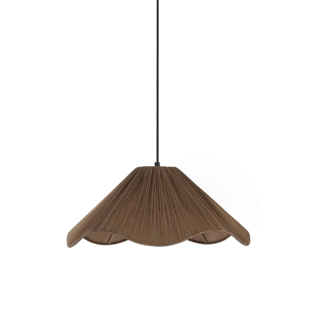 Japandi hanglamp Mealha Ø 45cm bruin