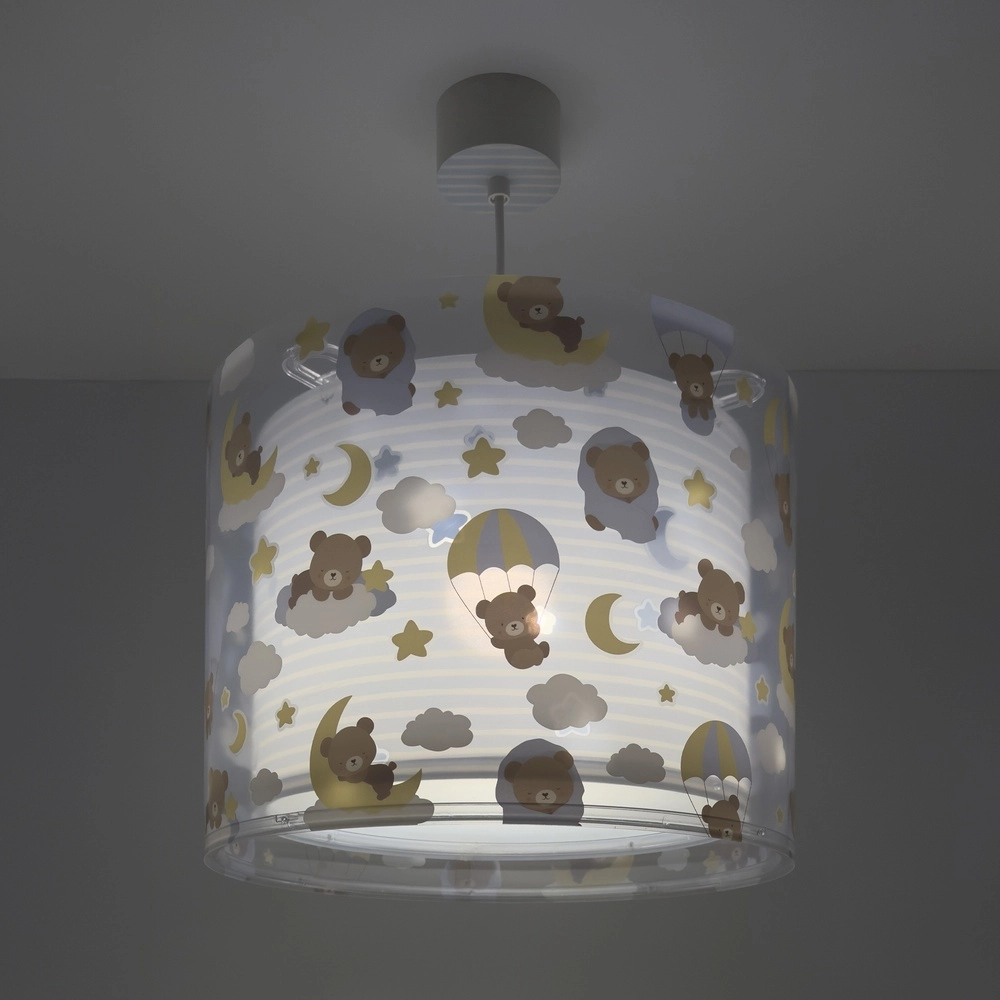 Kinderkamer hanglamp Baby Teddy blauw Dalber 8420406002668